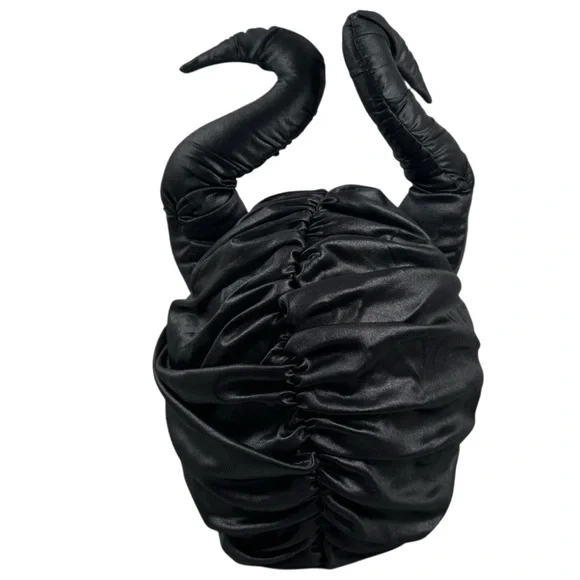 Disney Maleficent Black Horned Costume Headpiece Adult One Size - Picture 2 of 8